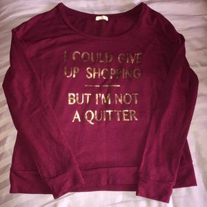 Soft cute long sleeve tee - good condition